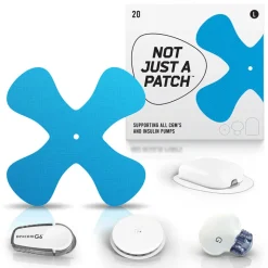 Not Just a Patch X-Plastre til alle sensorer/CGM's, 20 stk.