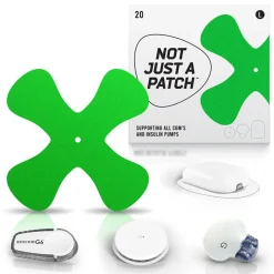 Not Just a Patch X-Plastre til alle sensorer/CGM's, 20 stk.