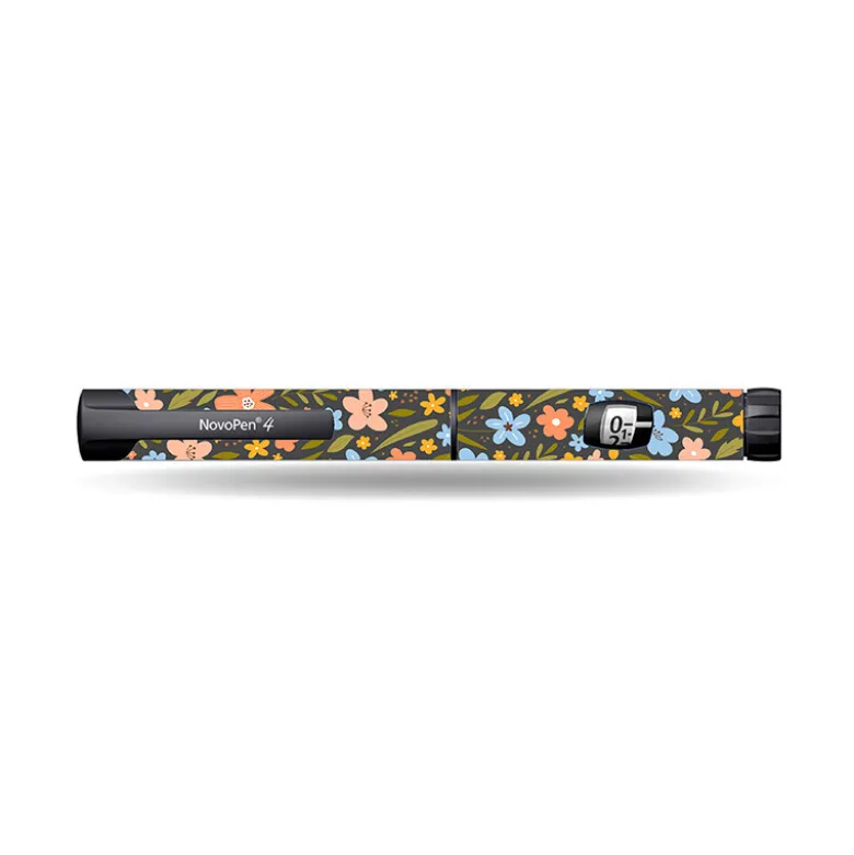 NovoPen Echo insulinpen-klistermærke, Engblomster, 1 stk.