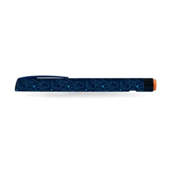 NovoRapid Flexpen klistermærke, Runde linjer, 1 stk.