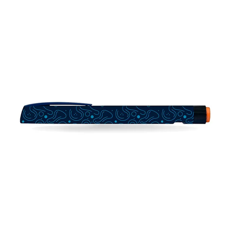 NovoRapid Flexpen klistermærke, Runde linjer, 1 stk.