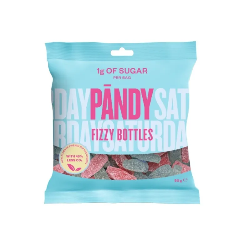 Pandy Fizzy Bottles - uden tilsat sukker, 50g