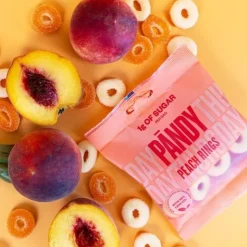 Pandy Peach Ring - uden tilsat sukker, 50g