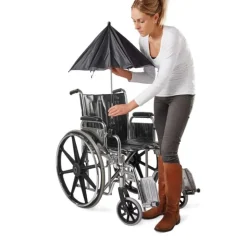 Paraply til rollator og kørestol
