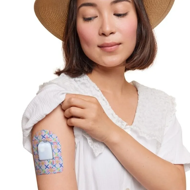 Plastre til Omnipod Dash, 4 stk, Sommerglæde