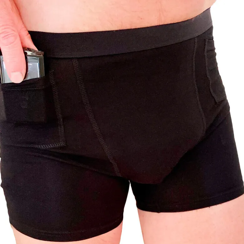 Pocket Nest boxershorts til voksne med lommer til pumpe