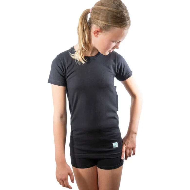 Pocket Nest T-shirt til børn med lommer til pumpe