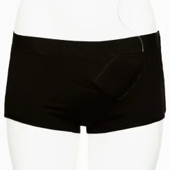 Ruby Limes Black Cushion hipster med lomme til pumpe