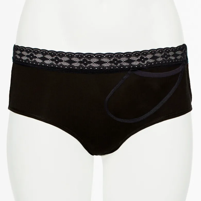 Ruby Limes Briolette trusser med lomme til pumpe, 2-pak