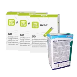 Sampak: 3 x mylife Aveo & 1 x Vitrex Soft
