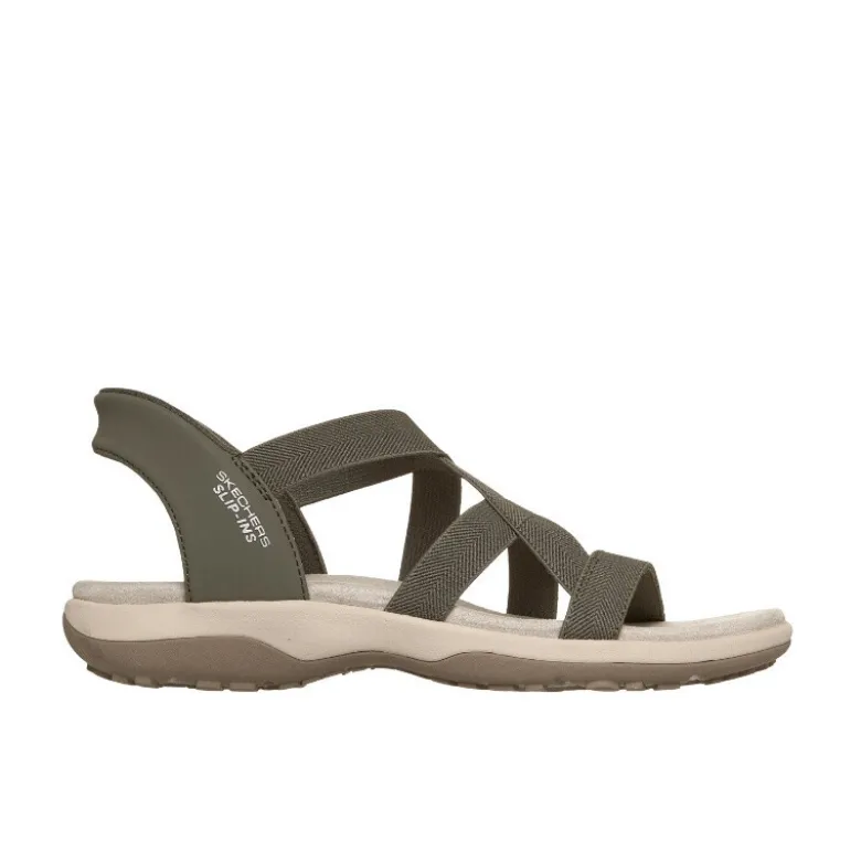 SKECHERS Reggae Slim damesandal, Slip-ins