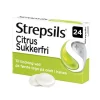 Strepsils Citrus, Sukkerfri sugetabletter, 24 stk.