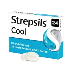 Strepsils Cool, sugetabletter, 24 stk.