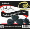 Sukkerfri salt lakridshjerter, 90g
