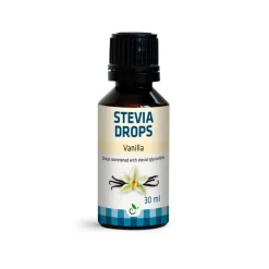Sukrin Vanilje Stevia Dråber, 30 ml