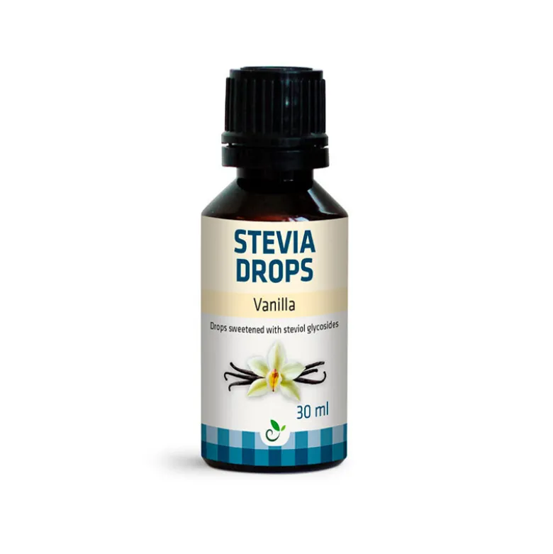 Sukrin Vanilje Stevia Dråber, 30 ml