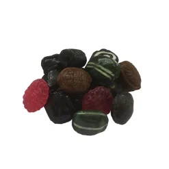 Svanenet sukkerfrie bolcher Lakridsmix m/stevia