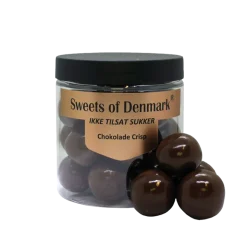 Sweets of Denmark chokolade Crisp uden tilsat sukker, 100 g.