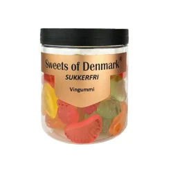 Sweets of Denmark frugtvingummi, sukkerfri, 150 g.