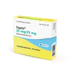 Tapin plaster, 25 mg/25 mg, 2 stk.