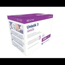Unistik 3 Gentle, 30G x 1,5 mm, 100 stk.