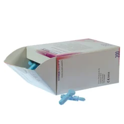 Vitrex Soft lys blå, lancetter 23G, 200 stk.