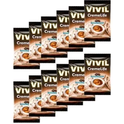 Vivil Creme Life Brasilitos Espresso-pakken, sukkerfri bolcher, 12 stk.