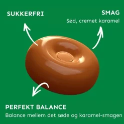 Vivil Creme Life Karamelpakken, sukkerfri bolcher, 12 stk.