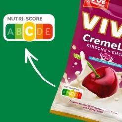 Vivil Creme Life Kirsebær, sukkerfri bolcher, 90g