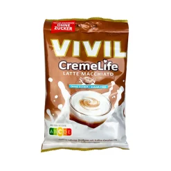 Vivil Creme Life Latte Macchiato, sukkerfri bolcher, 90g