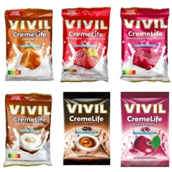 Vivil Creme Life Smagspakken, sukkerfri bolcher, Lille (6 stk.)