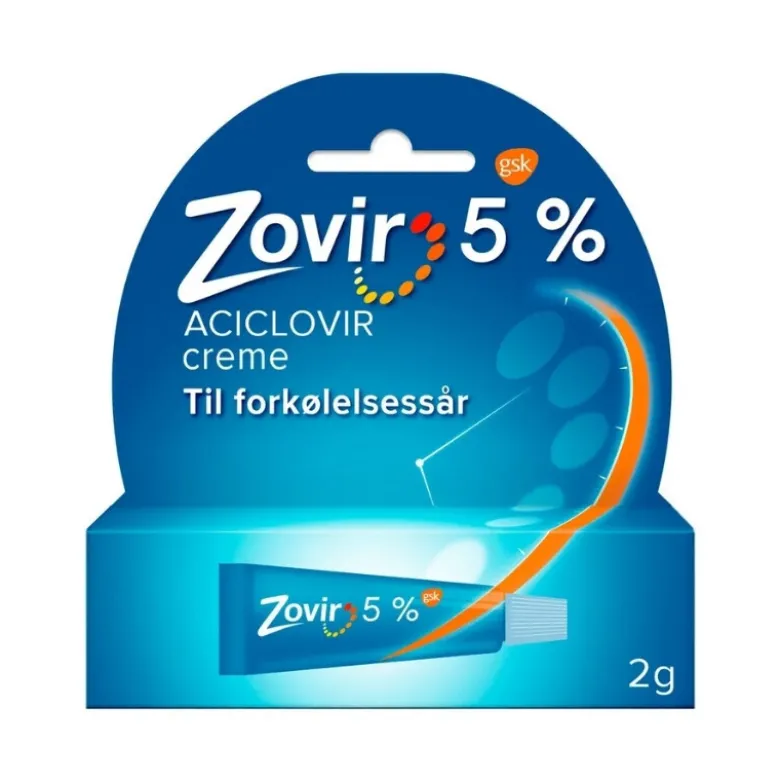 Zovir creme 5%, 2g