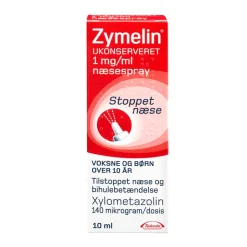 Zymelin næsespray, 1 mg/ml (10 ml)