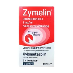 Zymelin næsespray, 1 mg/ml (2x10 ml)